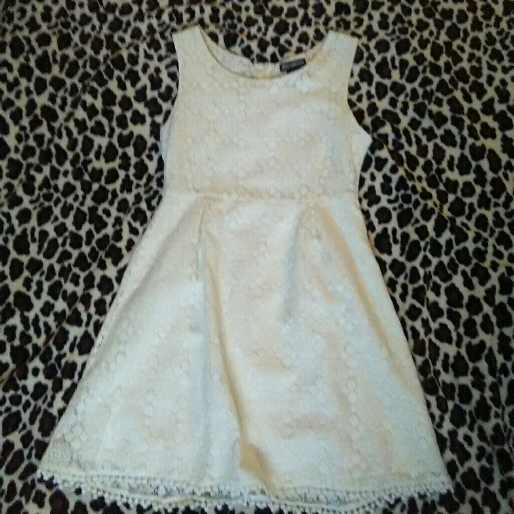 Miss Chievous off white lace dress size S